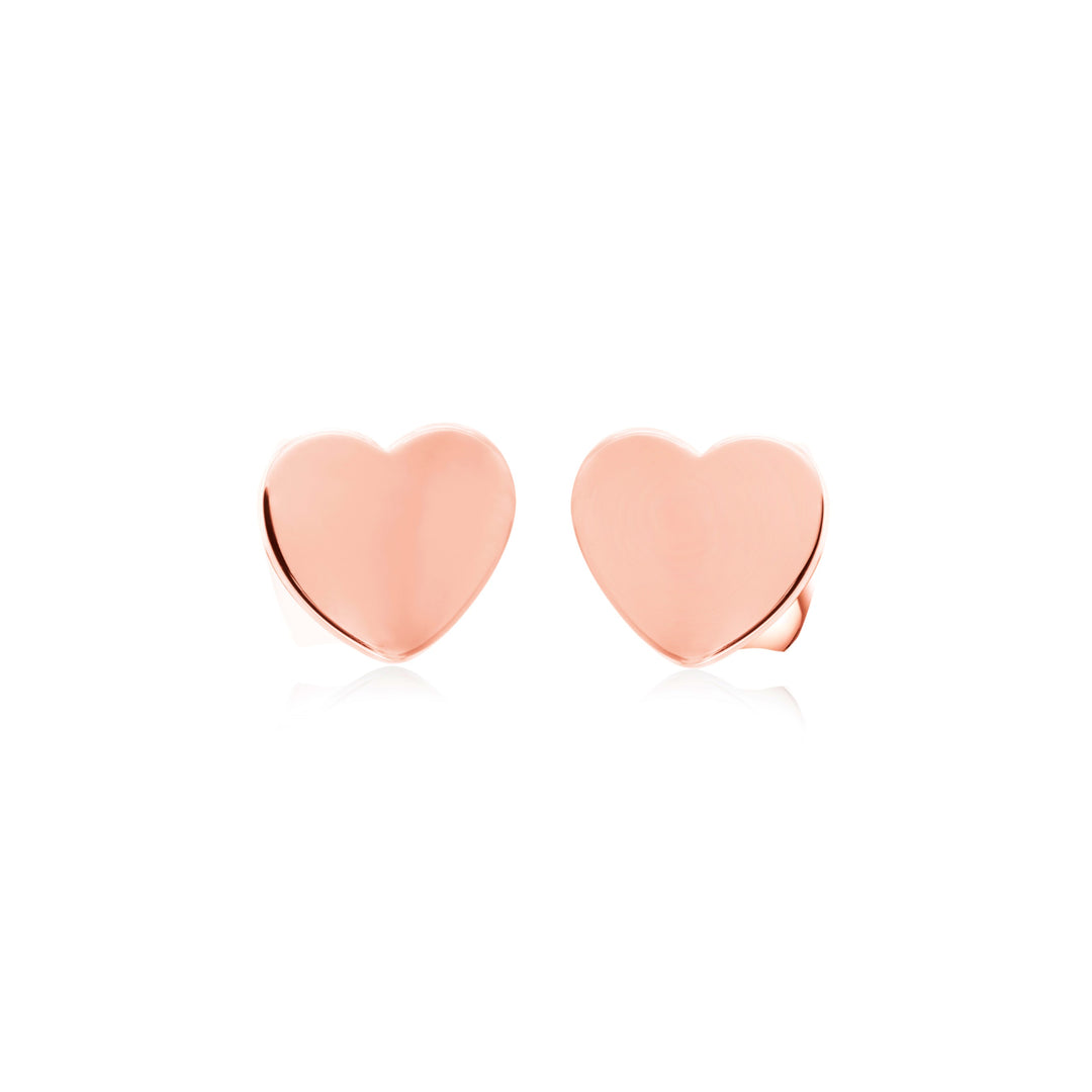 Italgem Heart Stud Earring