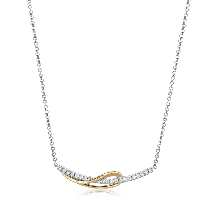 ELLE Curved Bar Necklace