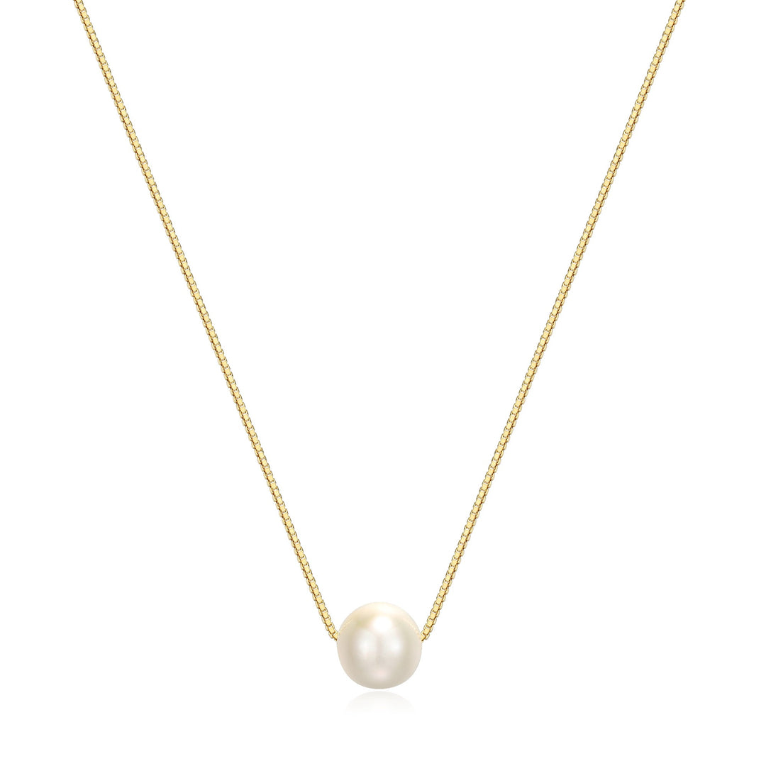 Sterling Silver Pearl Necklace