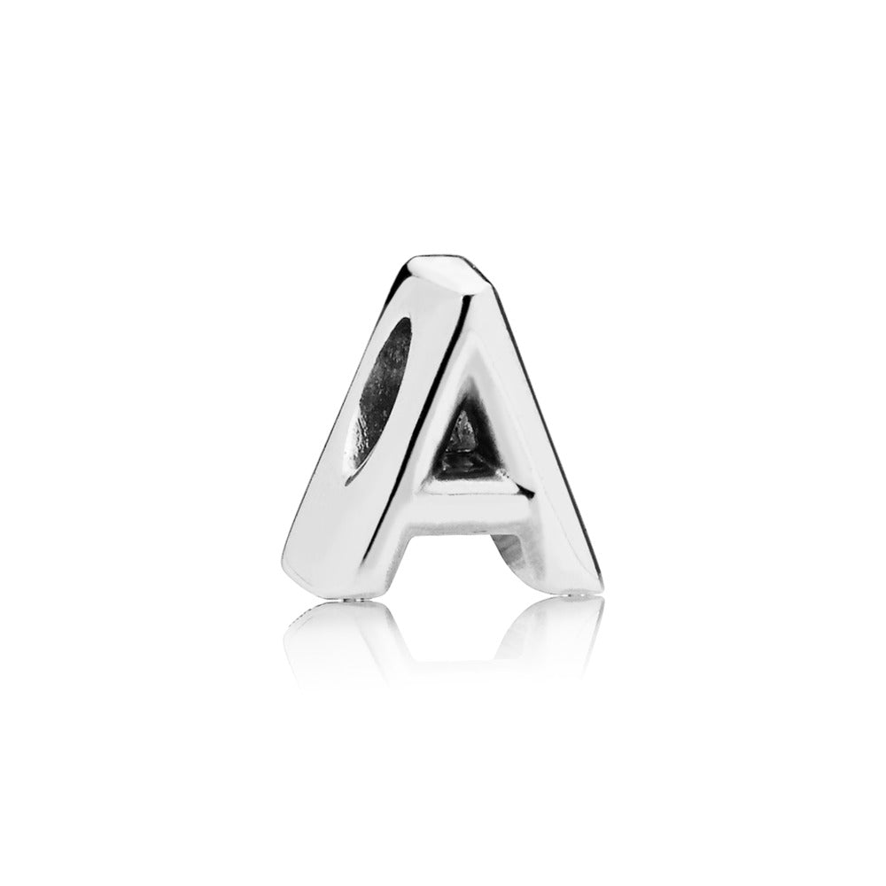 Pandora Moments Letter A Alphabet Charm