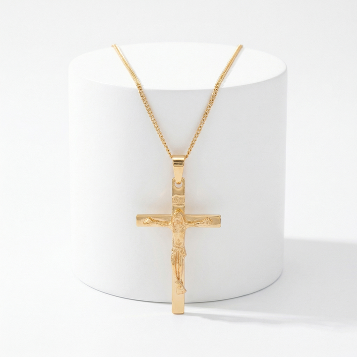 10k yellow gold medium square