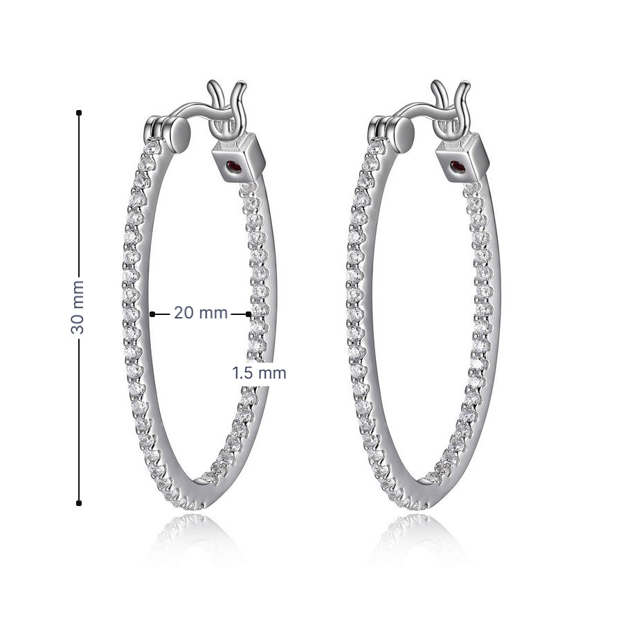 ELLE Rodeo Drive Hoop Earrings