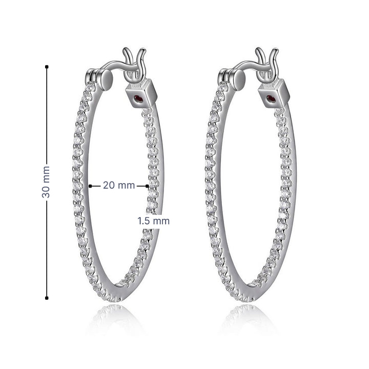 ELLE Rodeo Drive Hoop Earrings