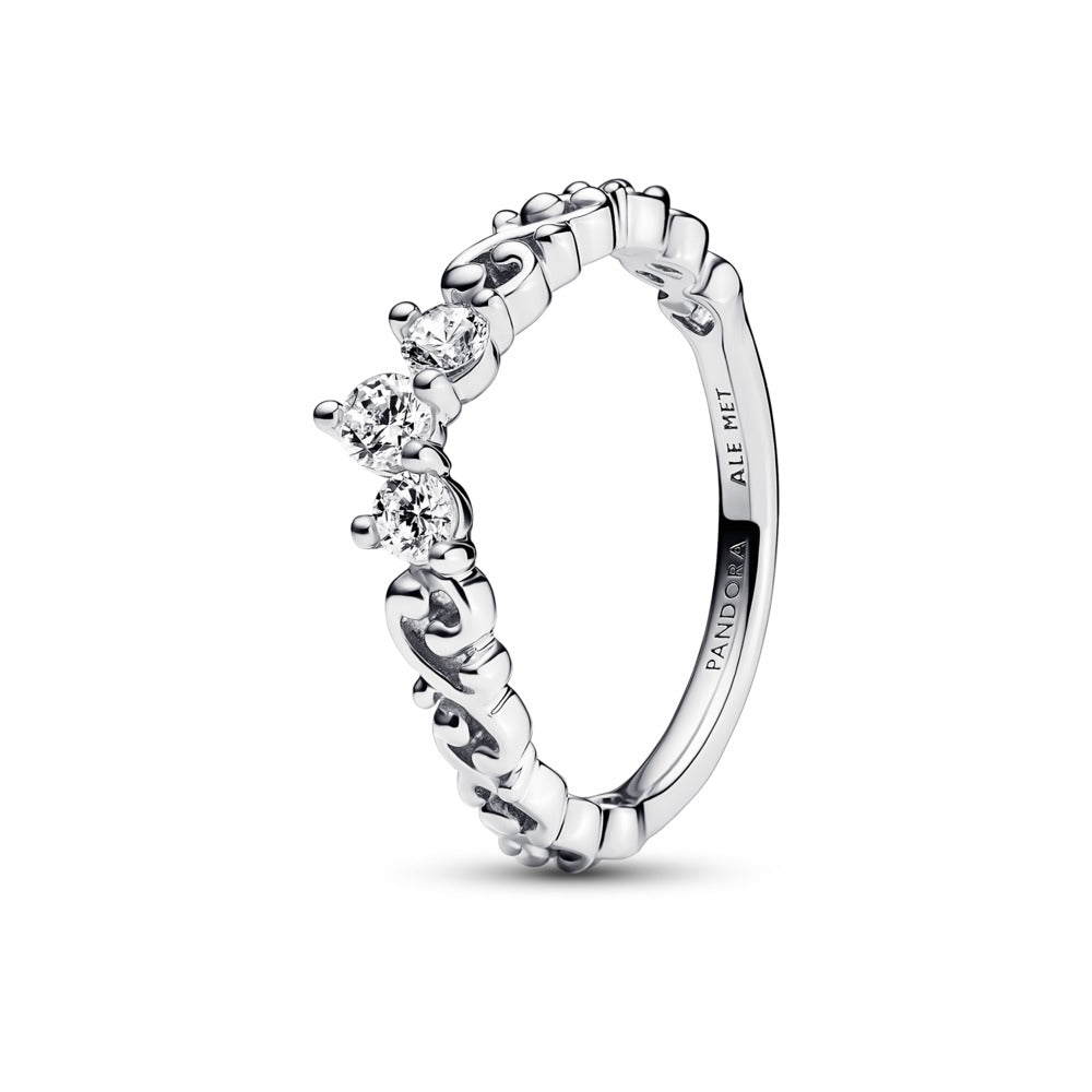 Pandora Regal Swirl Tiara Ring, Size 7