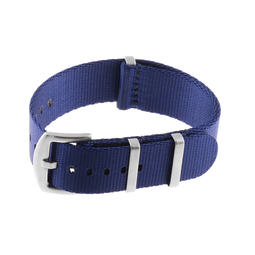 Seat belt nato strap navy blue