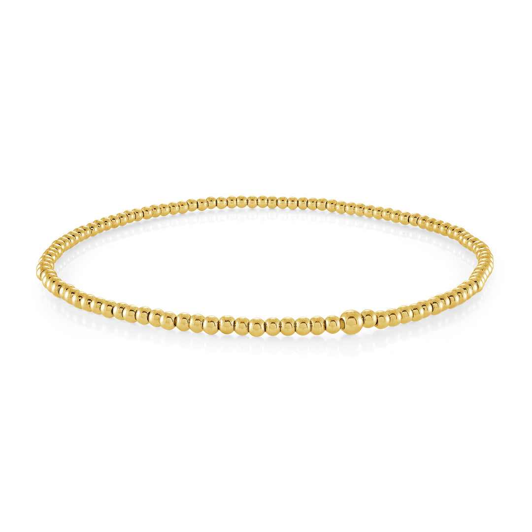 Stainless Steel Gold Plated Anklet.