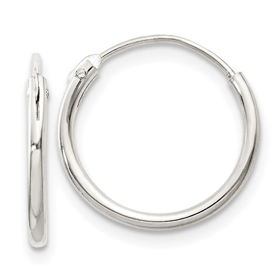 Silver Sleeper Earrings
