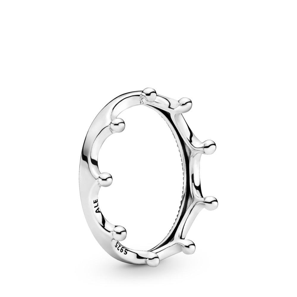 FINAL SALE - Pandora Polished Crown Ring, size 6.0