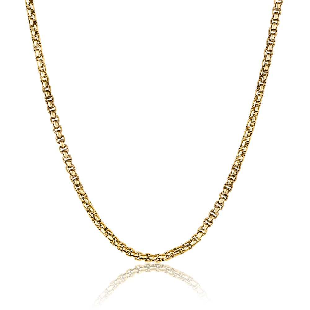 Italgem Gold IP Plated 24" Chain