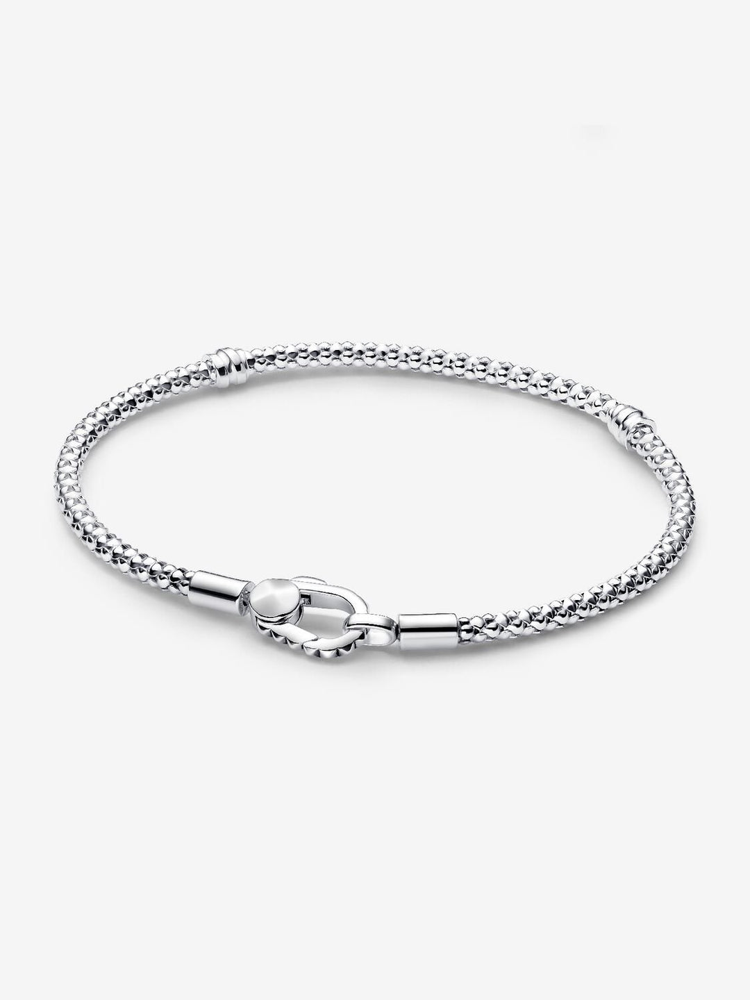 Pandora Studded Clasp & Chain Bracelet, Size 7.1