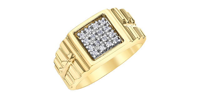 10K Diamond Fashion Ring 0.25TDW
