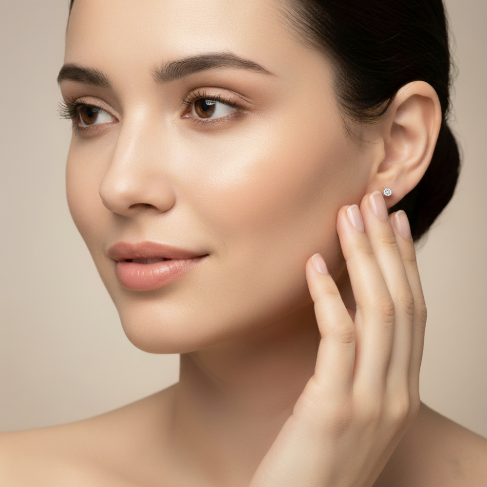 10K 3MM Cubic Zircona Studs