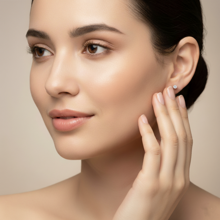 10K 3MM Cubic Zircona Studs