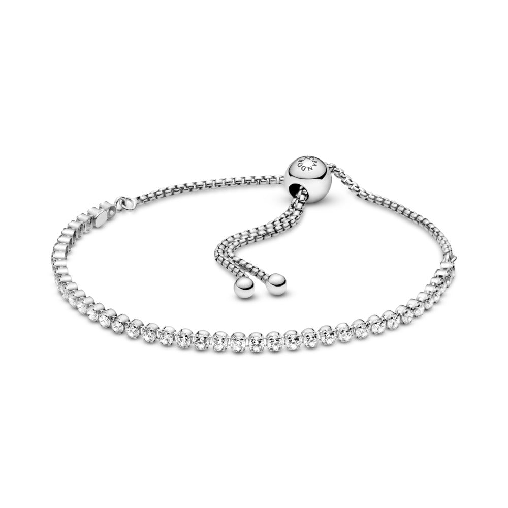 Pandora Sparkling Slider Tennis Bracelet, 9"