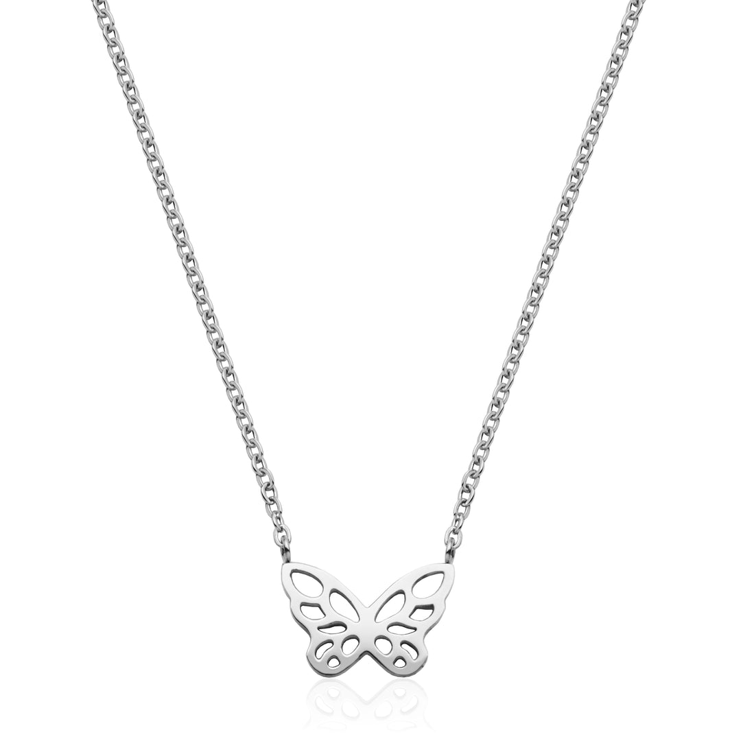 SteelX Butterfly Pendant - 20"