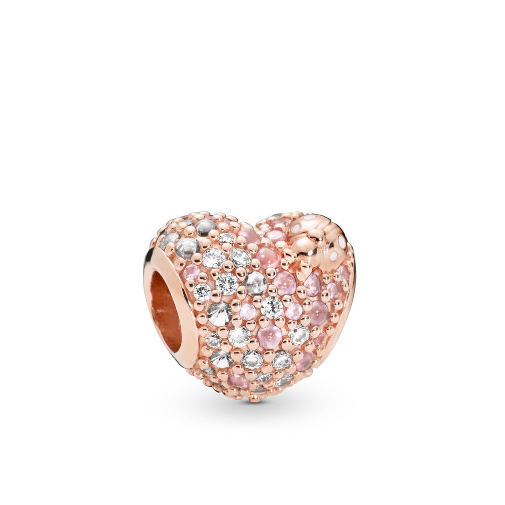 Pandora Rose Charm; Gleaming L