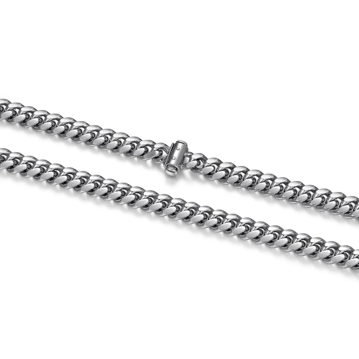 ETHOS Silver Oval Curb Chain