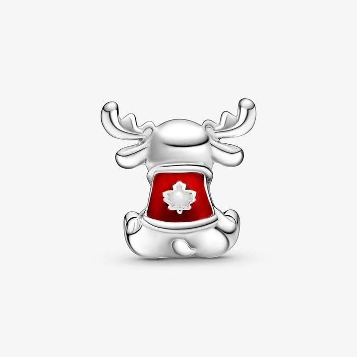 Pandora Moments Canada Moose Maple Leaf Charm
