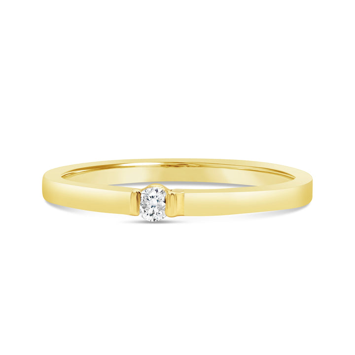 10K Solitaire Promise Ring, 0.05 TDW