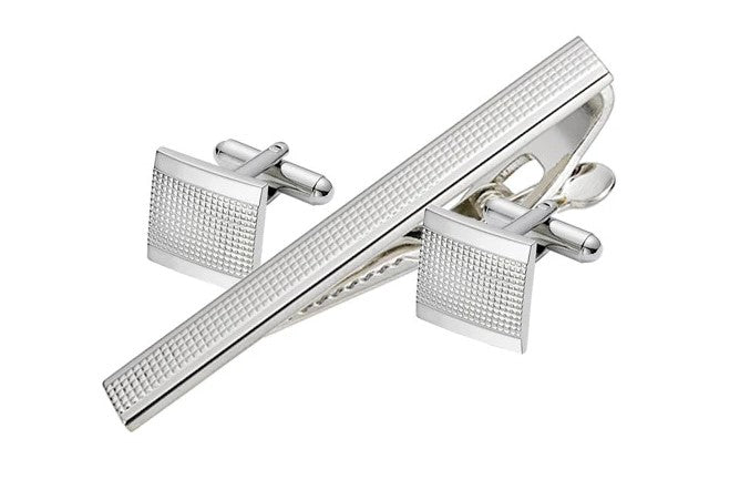 Tie Bar & Cufflink Set