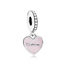 Pandora Moments Mother & Daughter Hearts Dangle Charm