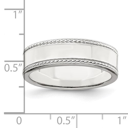 Sterling Silver 6MM Ring