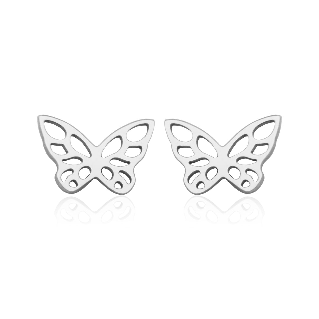 SteelX Butterfly Stud Earrings