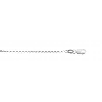 Sterling silver 1.6mm oval rolo link- 18"