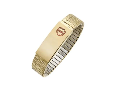Steel Medical ID Bracelet