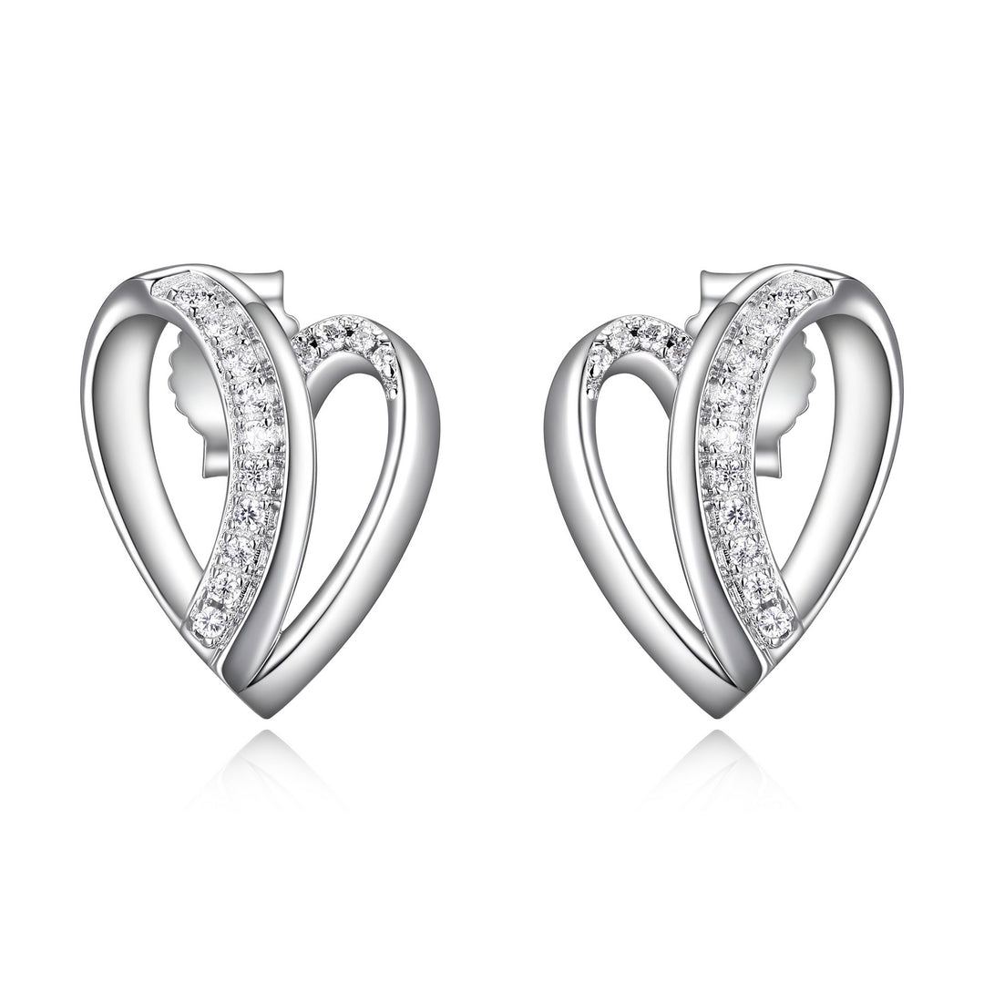 ELLE "Amour" Heart Stud Earring