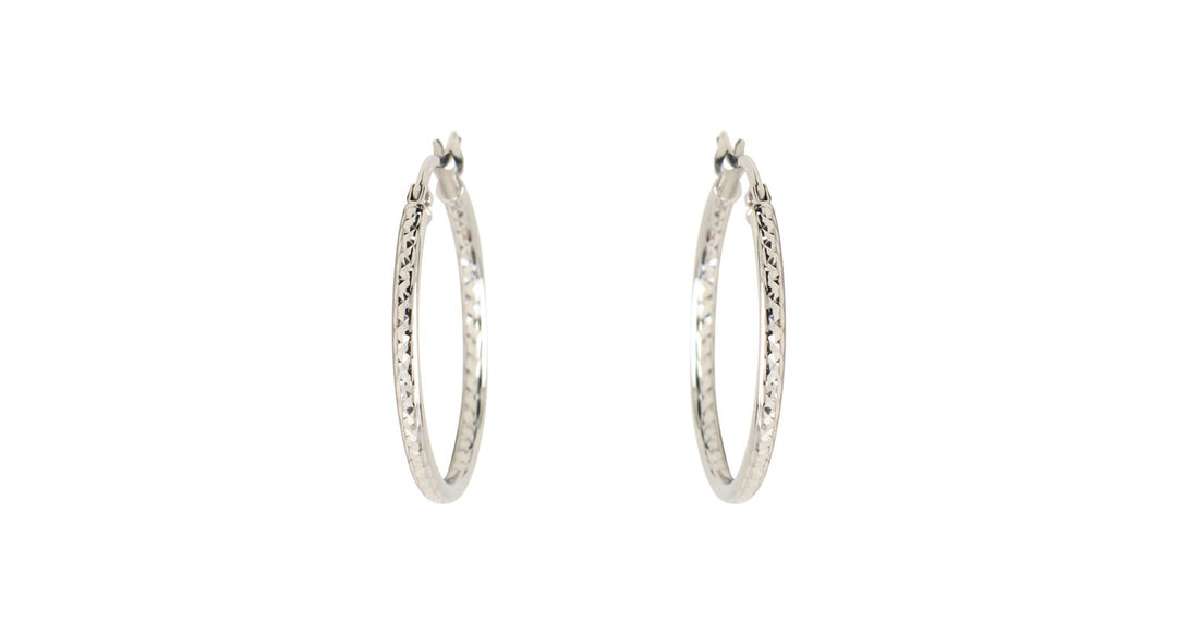 10K 20mm Hoop Earrings