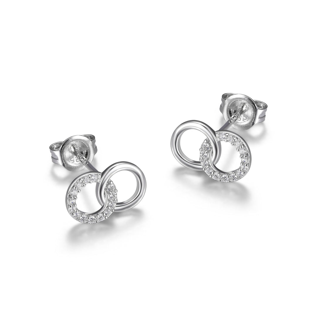 Reign Sterling Silver Stud Earrings