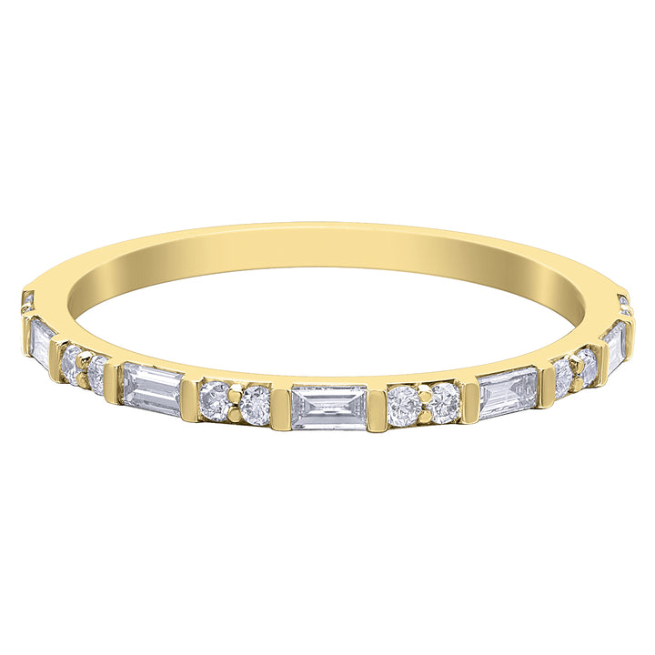 10 Karat Diamonds Stacking Ring, 0.27 TDW