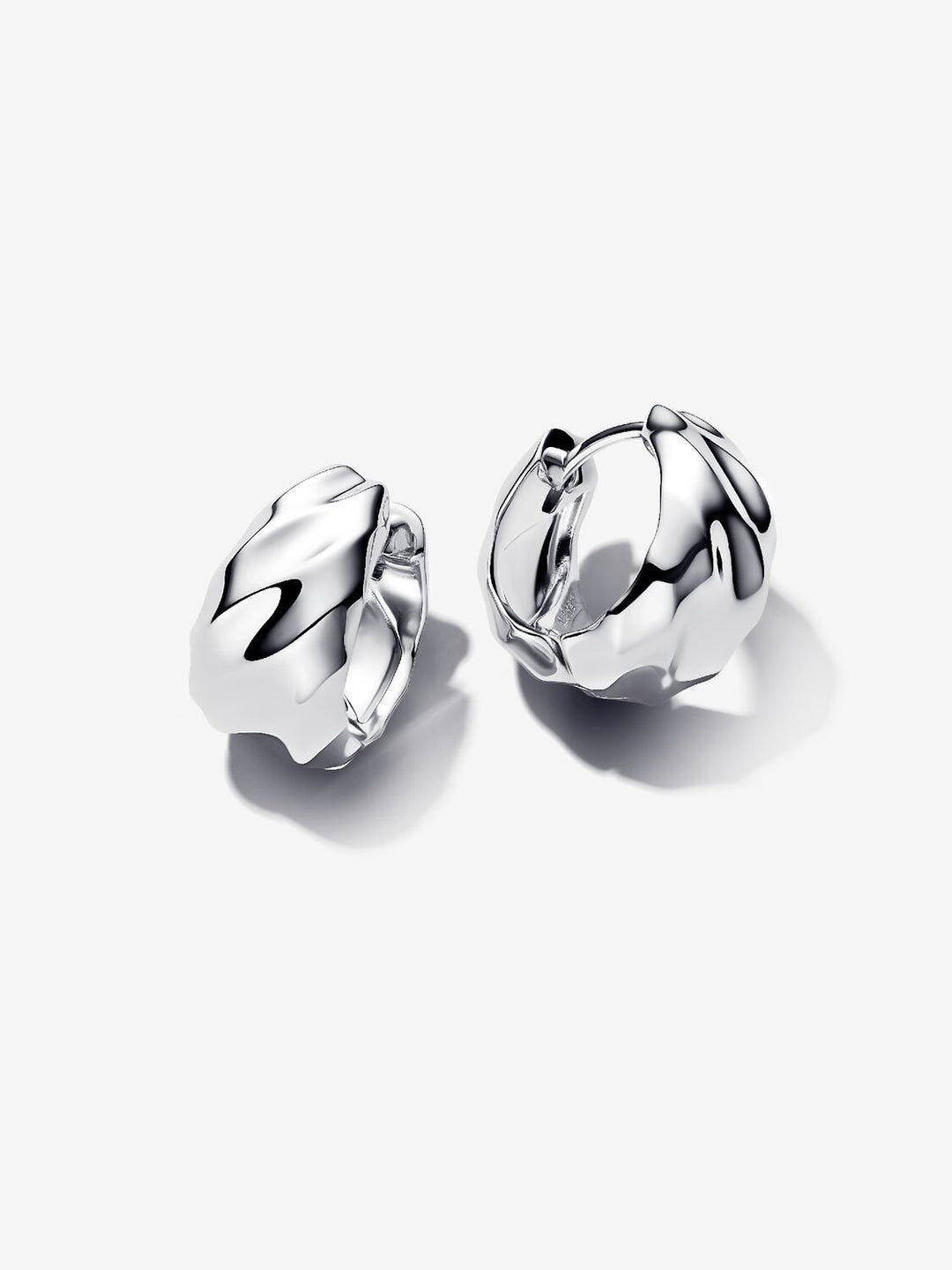 Pandora Essence Rippled Small Hoop Earrings