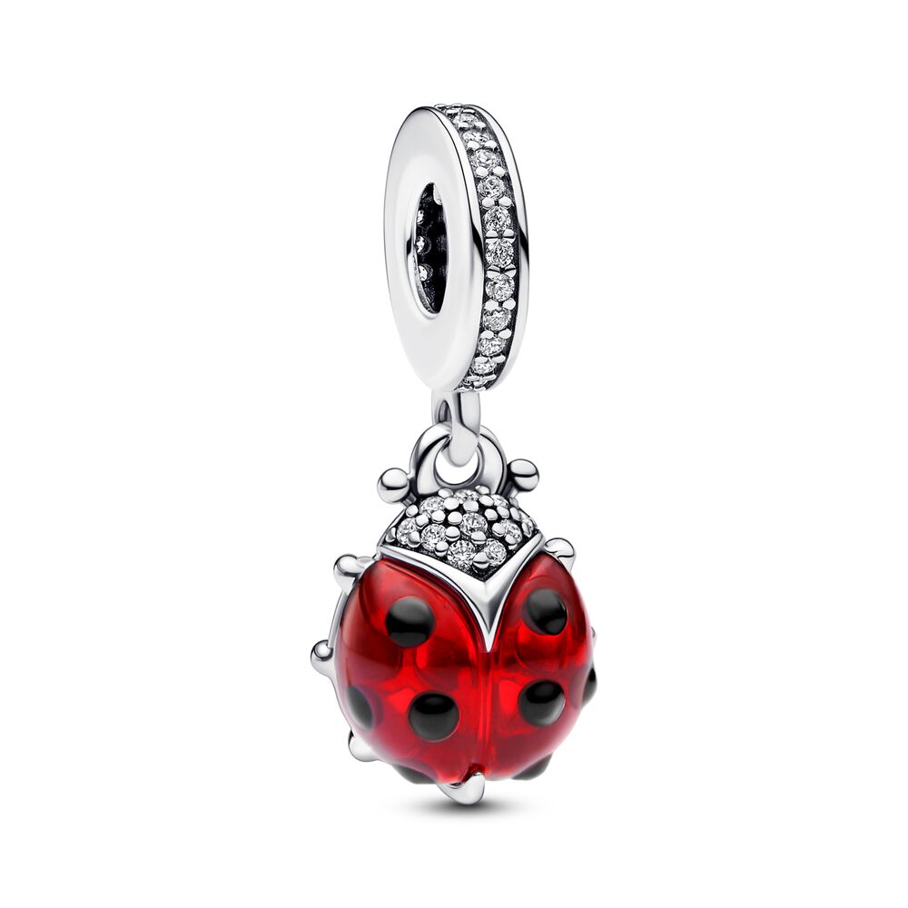 Pandora Sterling Silver Red La