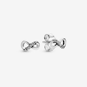 FINAL SALE - Pandora Sparkling Infinity Stud Earrings