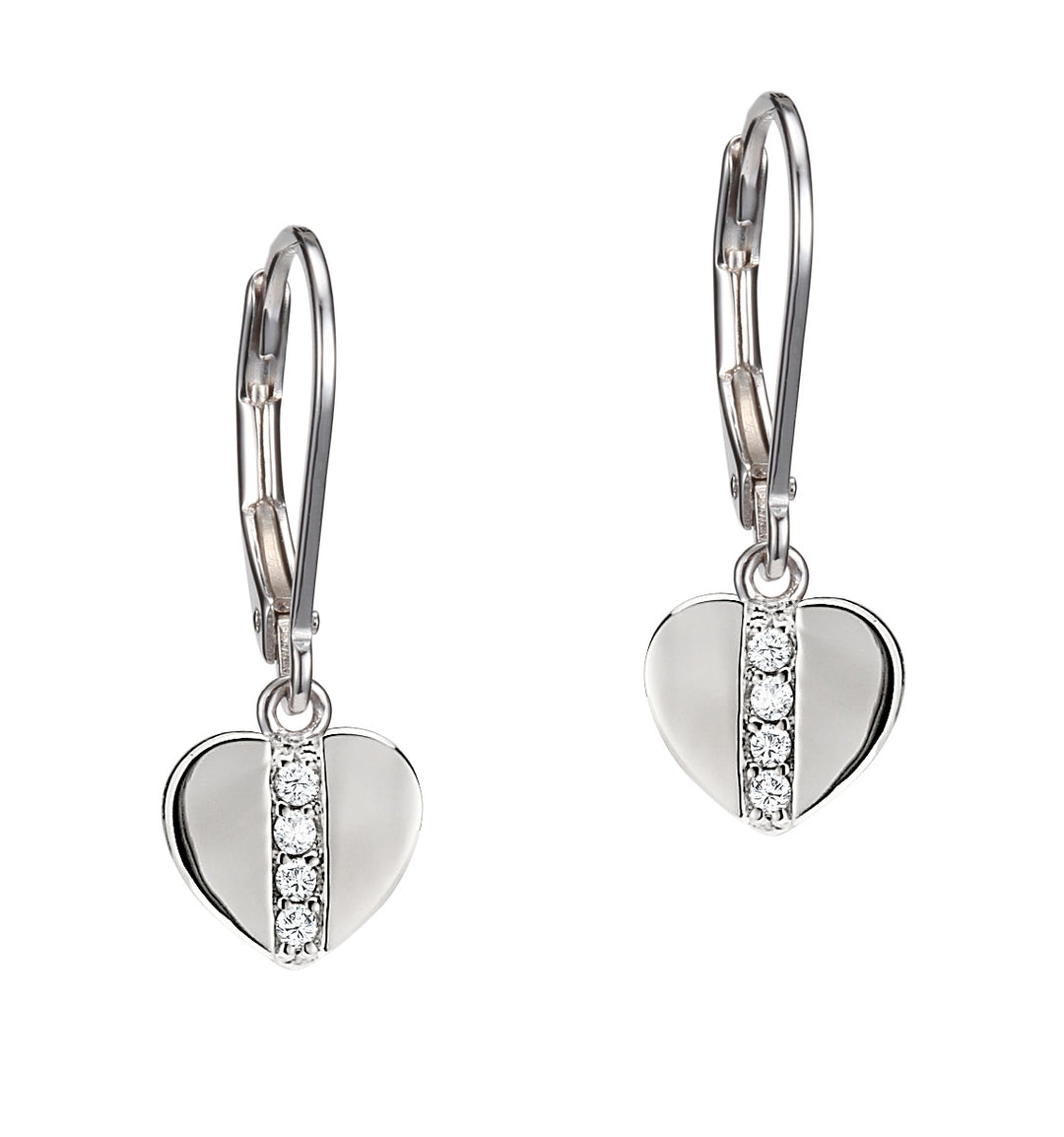 ELLE Scintillations Heart Earrings