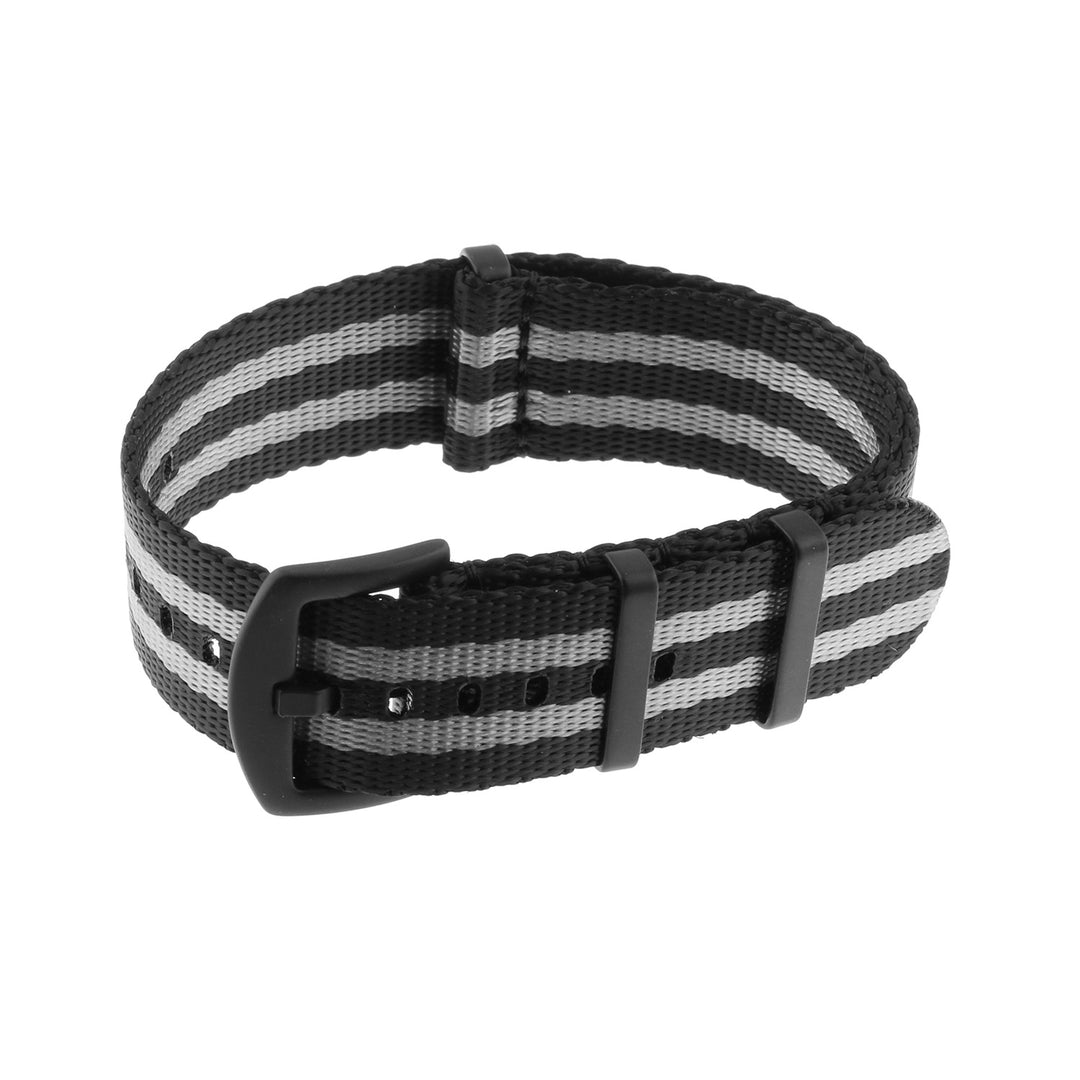 Seat belt nato strap dark grey