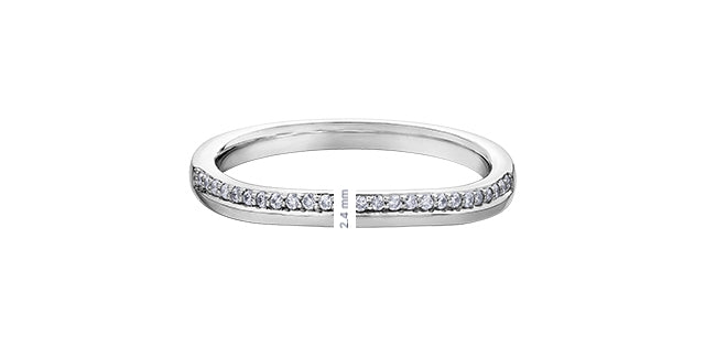 10K Diamond Band 0.10TDW