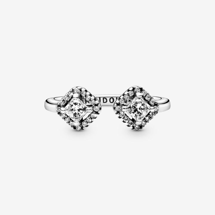 Pandora Square Sparkle Open Ring