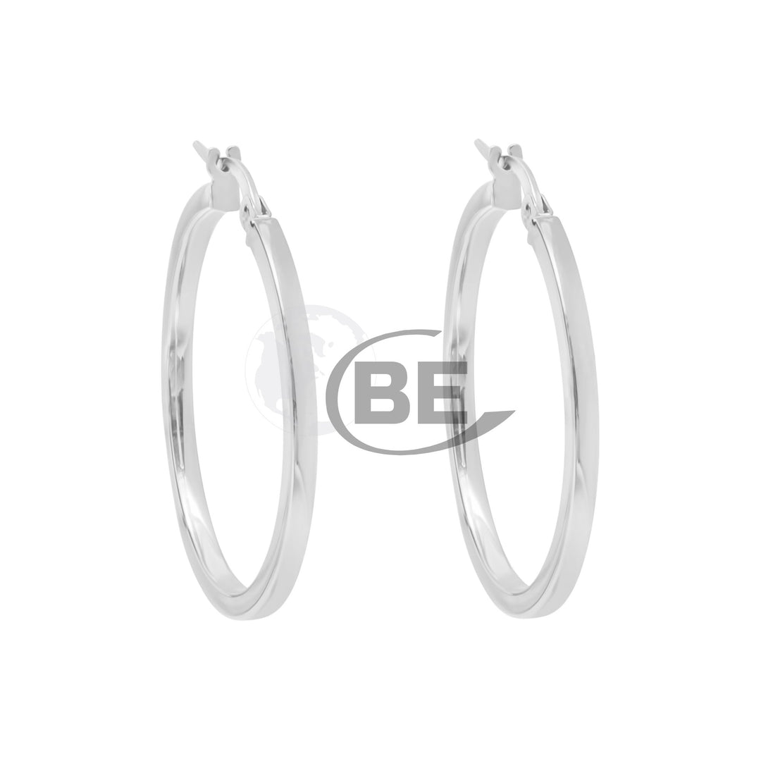 10K 20mm Hoop Earrings