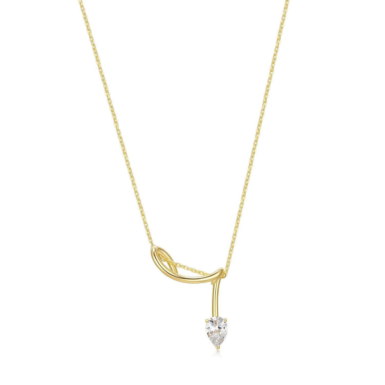 Reign Bar Drop Necklace