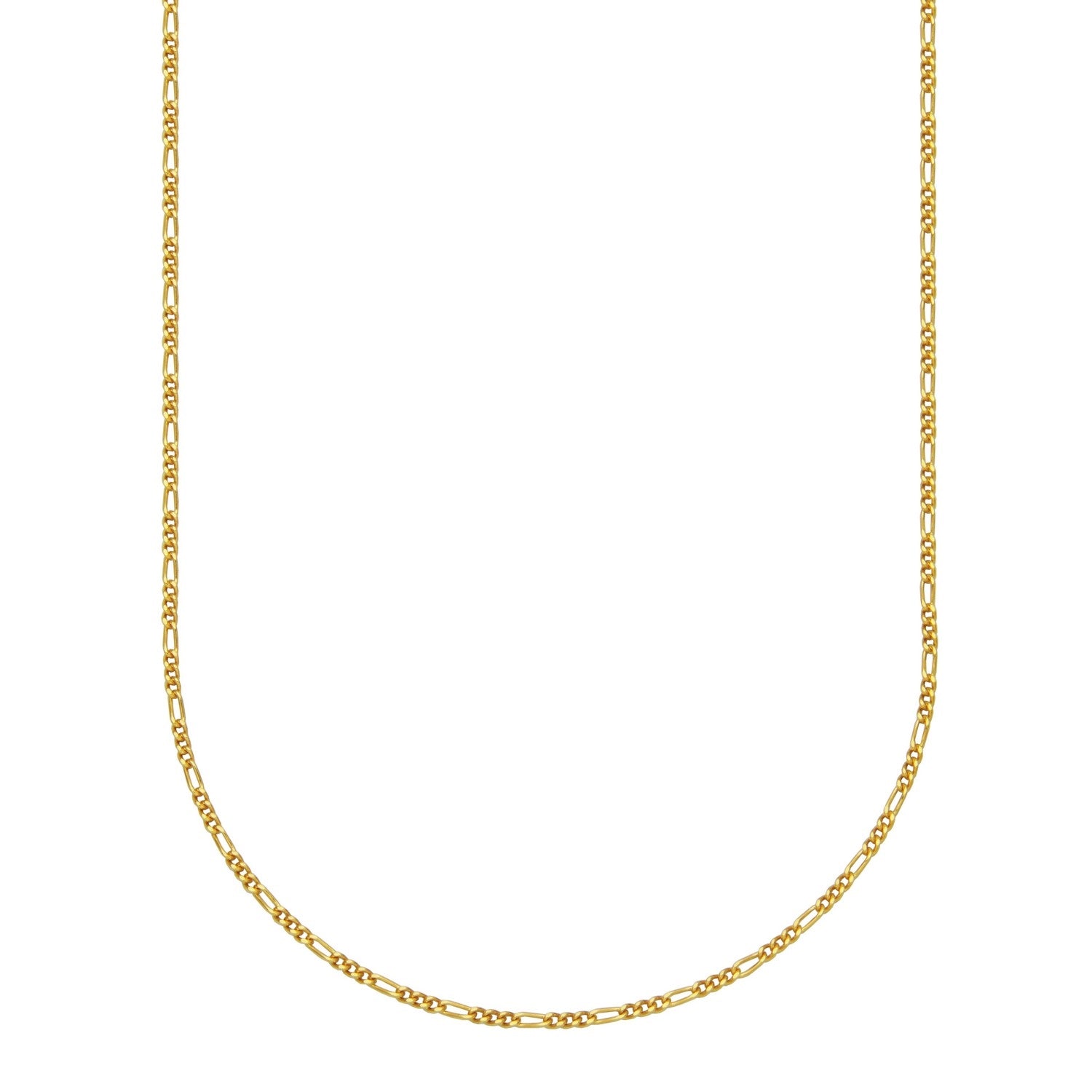 2.2MM GP Figaro Chain, 18"