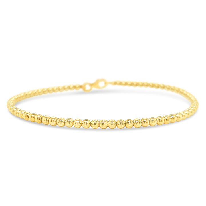 10K Beaded Bangle