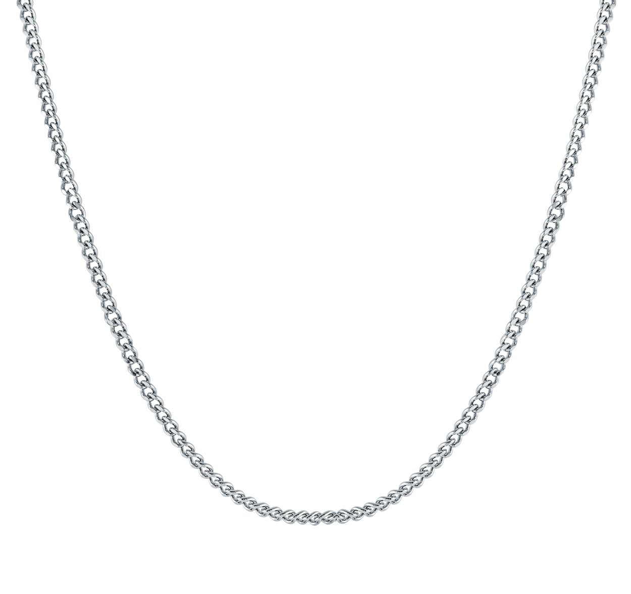 Stainless Steel Curb Link Chain, 24"