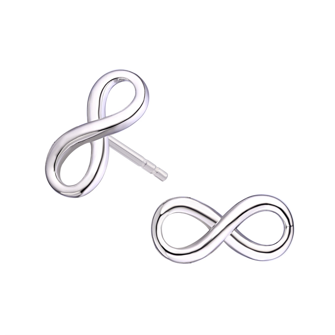Legend Infinity Symbol Stud Earrings