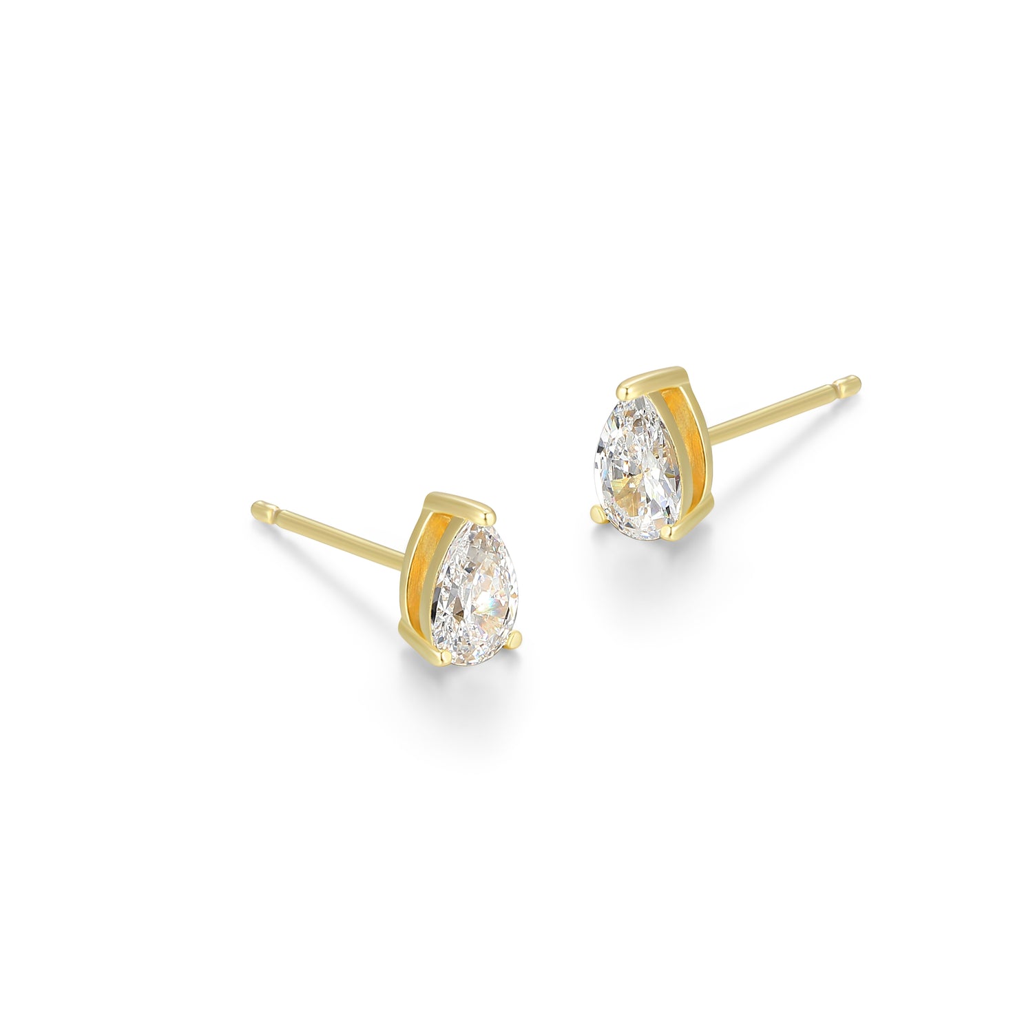 Pear Stud Earrings