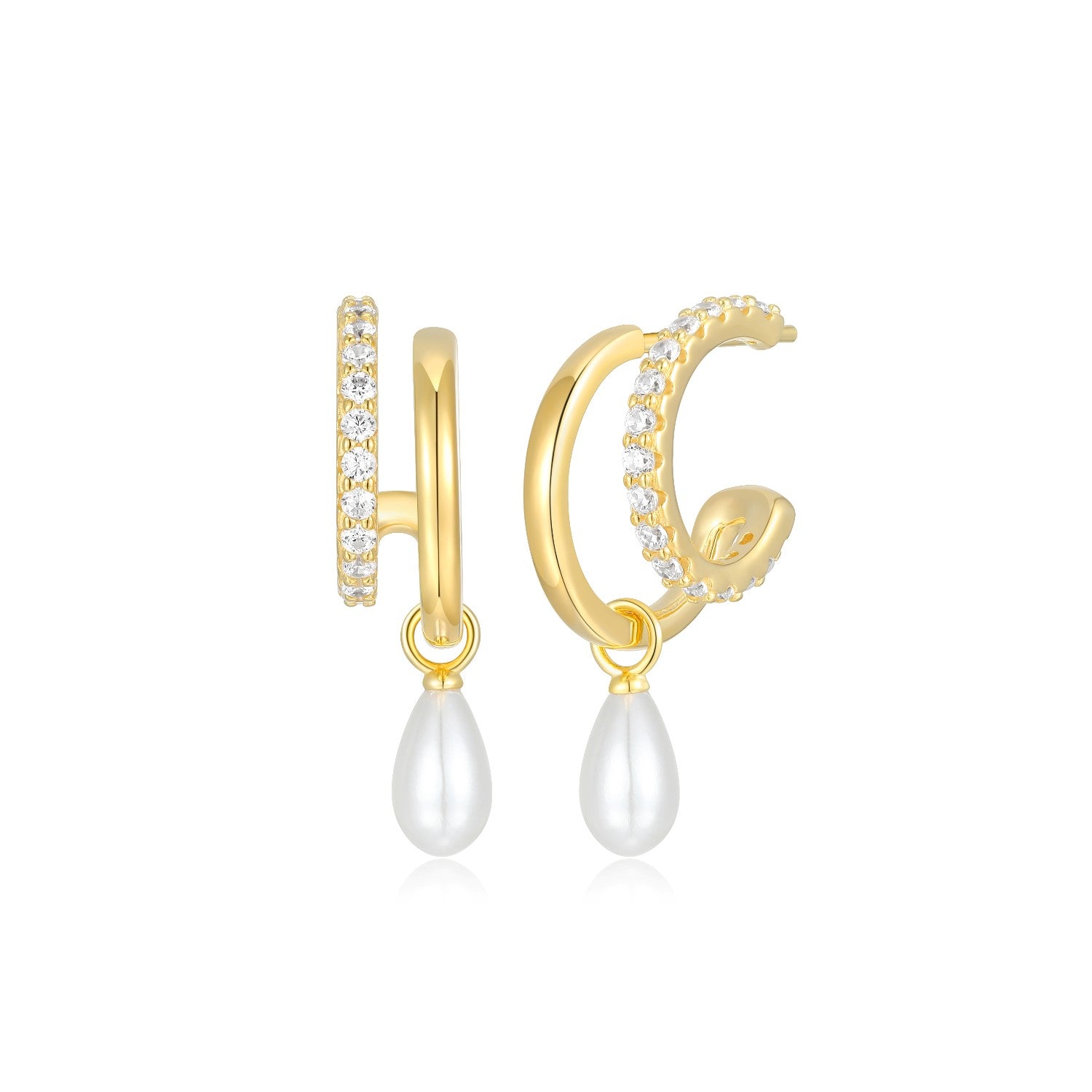 Stud Hoop Earrings