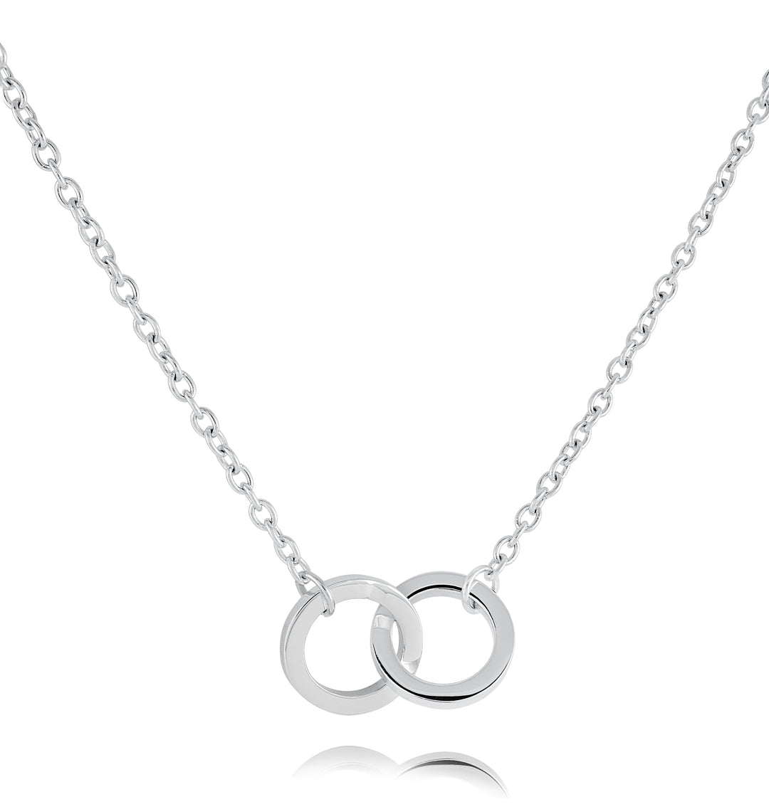 Italgem Interlocking Circle Necklace