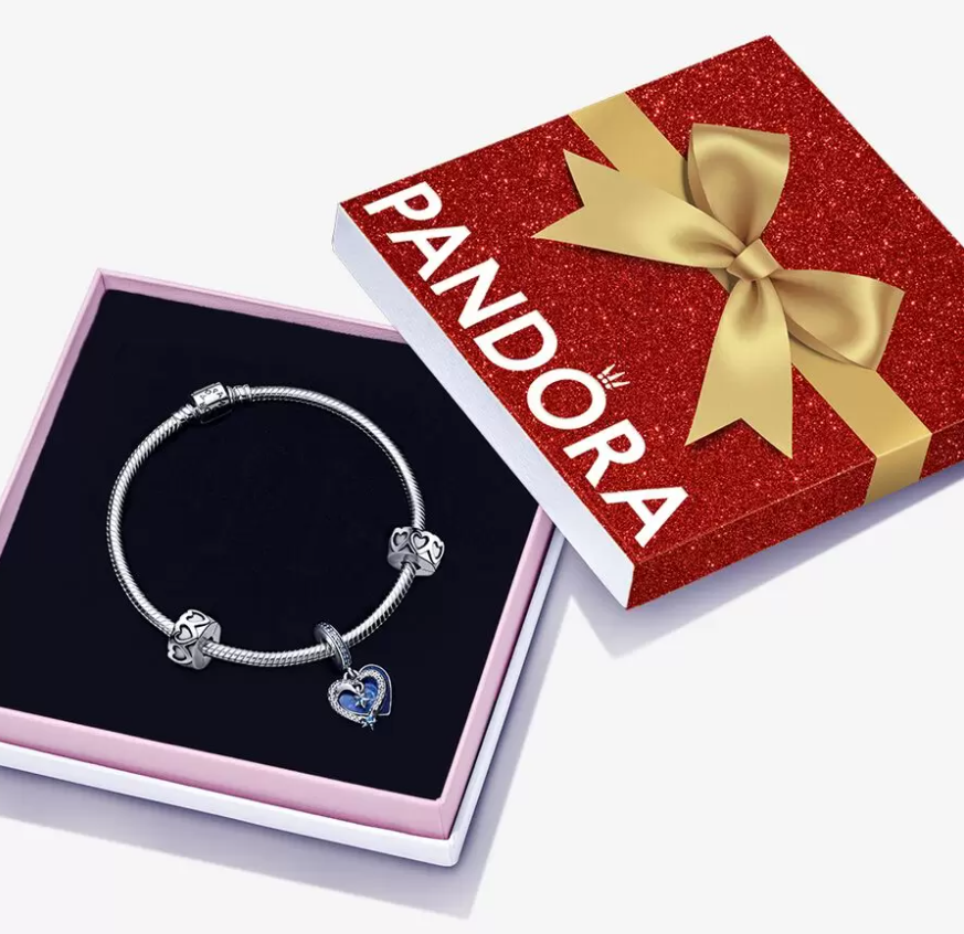 Pandora Shooting Star Heart Bracelet Gift Set
